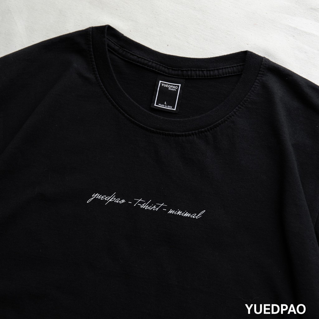 ยืดเปล่า yuedpao yuedpao Yuedpao [ Minimal_สีดำ ] รับประกัน ไม่ย้วยมากกว่า 2 ปี ผ้านุ่ม เสื้อยืดเปล่
