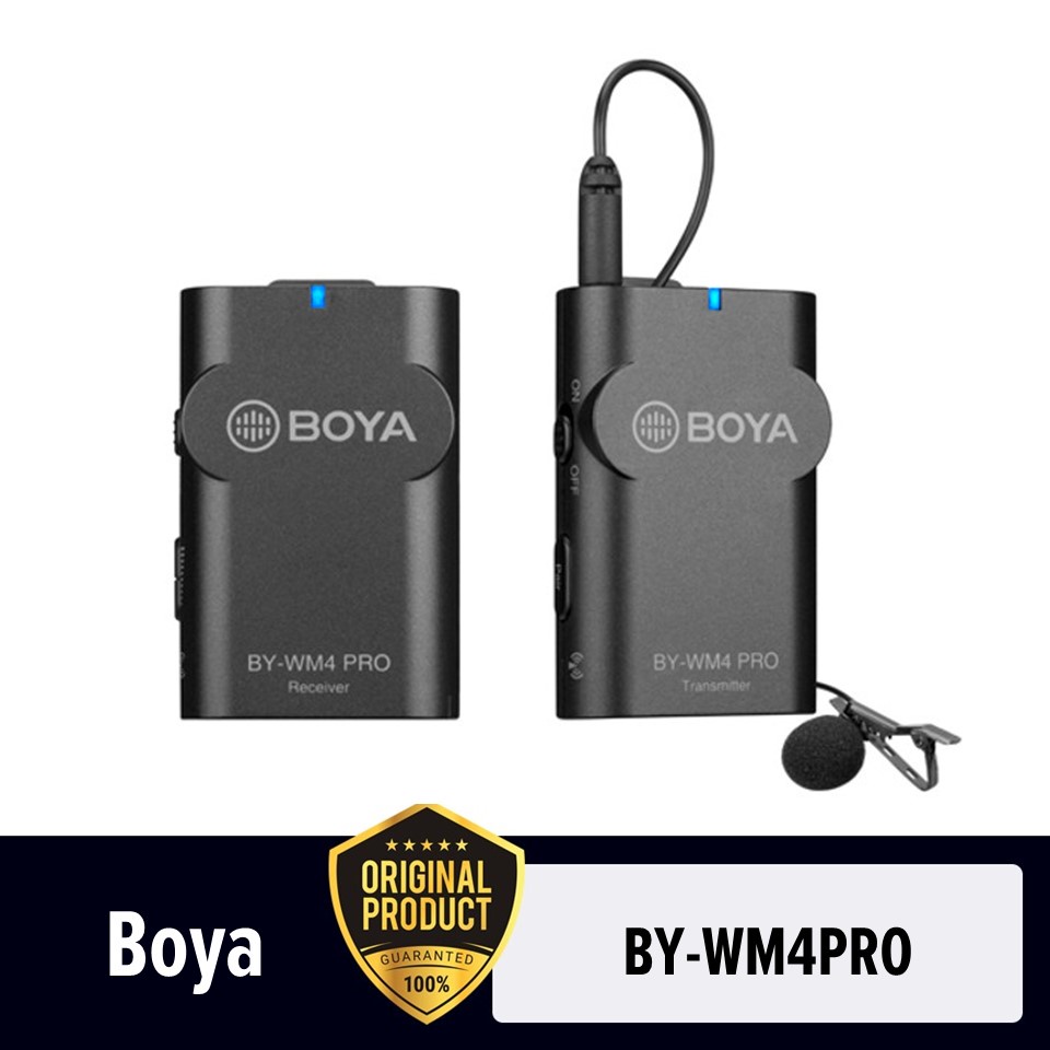 BOYA BY-WM4 PRO K1 Dual-Channel Digital Wireless Microphone ไมโครโฟนแบบไร้สาย
