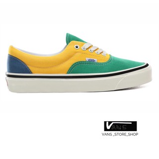 VANS ERA 95 DX ANAHEIM FACTORY OG EMERALD OG YELLOW OG NAVY SNEAKERS สินค้ามีประกันแท้