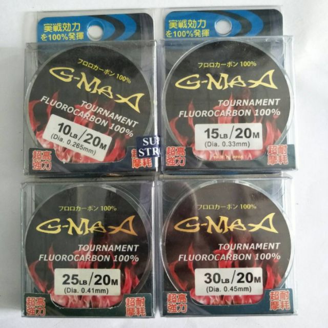 😍สายเอ็นตกปลา G-MAX 20เมตร