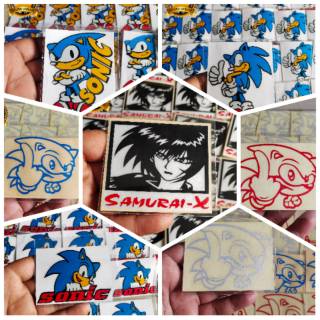 สติกเกอร์ตัด SONIC SAMURAI X คุณภาพดีที่สุด