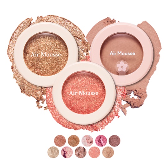 (ซื้อผ่านไลฟ์ลด50%) ของแท้/พร้อมส่ง Etude House Air Mousse Eyes อ่านรายละเอียดก่อนสั่ง