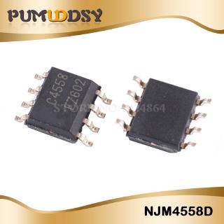 ไอซี JRC4558D SOP8 NJM4558D SOP 4558 SMD 4558D JRC44558 Dual OP AMP 20 ชิ้น