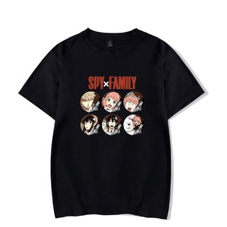 DRG Spy x Family T-Shirt แขนสั้น เสื้อยืดชาย หญิง เสื้อยืดลายกราฟิก รุ่น E02