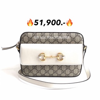 New gucci horsebit 1955 small shoulder bag สีขาวน่ารัก