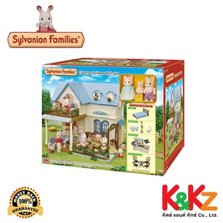 Sylvanian Families Courtyard Home Gift Set / ซิลวาเนียน แฟมิลี่ คอร์ทยาร์ด โฮม กิ๊ฟเซ็ท