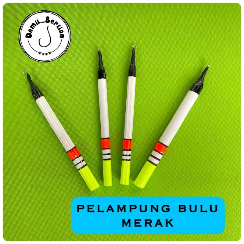 FAT PEACOCK FEATHER BUOY Damil_Diamond