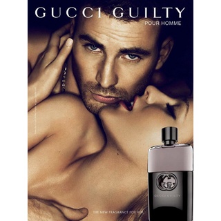 น้ำหอมแท้ GUCCI GUILTY POUR HOMME FOR MEN EAU DE TOILETTE SPRAY 90 ML TESTER BOX ของใหม่ กล่องเทสเตอร์