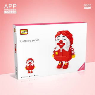 LoZ 9050 ตัวต่อนาโนเสริมทักษะ Clown ตัวใหญ่ สีสด ต่อง่าย  จำนวนตัวต่อ 1370 ชิ้น