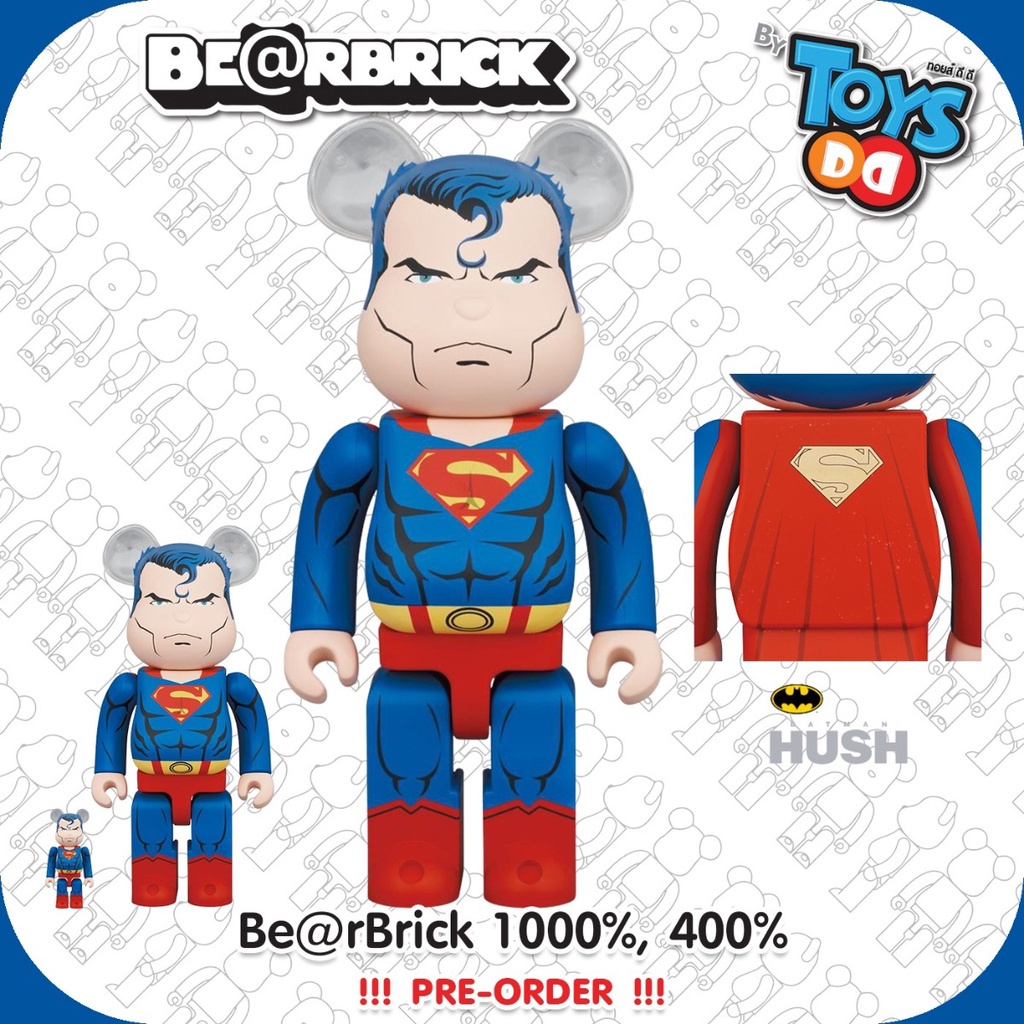BEARBRICK SUPERMAN (BATMAN HUSH Ver.) 100 400 - eucerinbybow