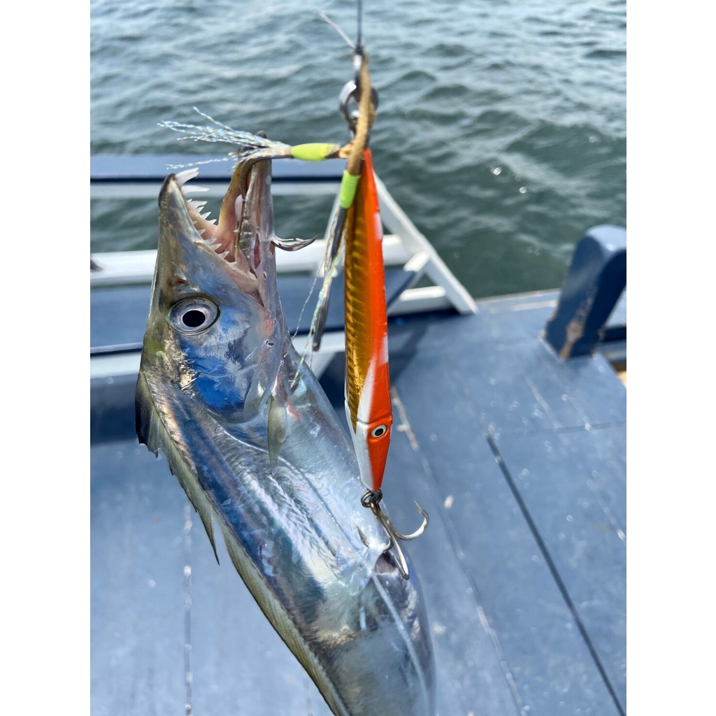 พู่แฟลชเรืองแสง TINSEL-UVL ใช้ประกอบเบ็ดจิ๊ก ซาบีกิ เรียกความสนใจของปลาได้ดี เรืองแสง - รูปที่ 6