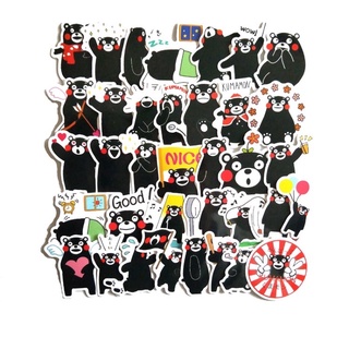 สติ๊กเกอร์ Kumamon 67 คุมะมง 36 ชิ้น คุมะ คุมามง สติ้กเกอร์ หมี kumamotoการ์ตูน ตุ๊กตา คุมะโมโตะ หมีดำ น้อง หมี ญี่ปุ่น