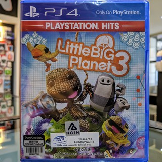 (ภาษาอังกฤษ) มือ1 PS4 LittleBigPlanet 3 เกมPS4 แผ่นPS4 (เล่นกับ PS5 ได้ เล่น2คนได้ Little Big Planet Littlebigplanet3)