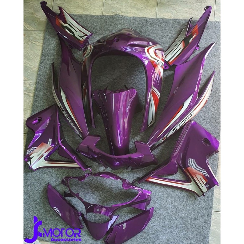 ชุดสี Wave110i สีม่วงแดง (เม็ดมะปราง)