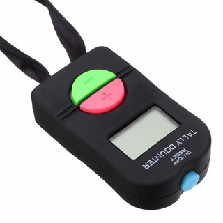 Baomy New Digital Tally Counter Electronic Manual Clicker Golf Gym Security Running