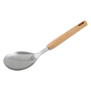 เครื่องครัว ของใช้ในครัว ทัพพีตักข้าว WOODEN FACKELMANNRICE SPOON STAINLESS/WOOD FACKELMANN STAINLESS