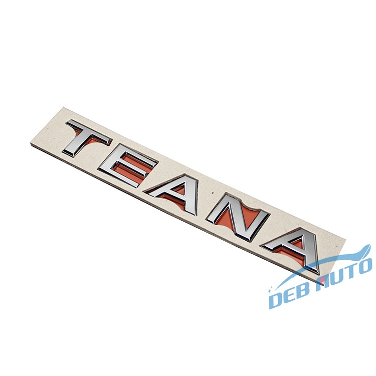 Nissan Teana J31 Teana J32 Teana L33 TEANA โลโก้ตัวอักษรภาษาอังกฤษที่ช่องกระเป๋าด้านหลัง