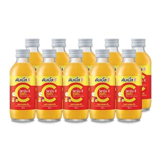 ดับเบิ้ลซี เครื่องดื่มวิตามิน รสส้มและเสาวรส 160 มล. x 10 ขวด Double C Vitamin C Drinks Passion Fruit 160 ml x 10 pcs