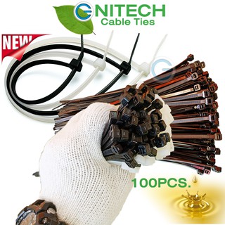 เคเบิ้ลไท  CABLE TIE เคเบิ้ลไท 4นิ้ว 6นิ้ว 8นิ้ว 10นิ้ว 12นิ้ว  ยี่ห้อ NITECH