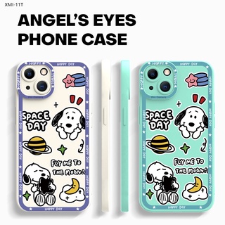 Xiaomi Mi 11T 10T 11 9 8 Lite Pro 5G NE สำหรับ Case Happy Snoopy เคส เคสโทรศัพท์ เคสมือถือ Silicone Cases