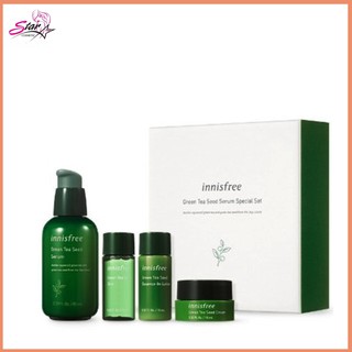 Innisfree Green tea seed serum special set New 2019