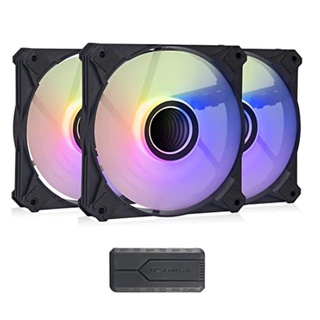 Darkflash INF8 120mm ARGB PWM Case Fans with Controller for Pc Case Computer Cooling System 3Pin-5V Addressable RGB