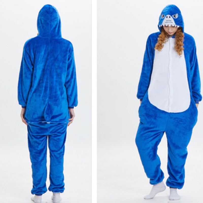 D8🔥 พร้อมส่ง🔥 ชุดมาสคอต, ชุดโฮม, ชุดสัตว์, ชุดฉลาม, ชุดนอนกันหนาว - รูปที่ 2