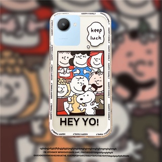 ใหม่ เคสโทรศัพท์มือถือใส แบบนิ่ม ลายการ์ตูน Snoopy กันกระแทก สําหรับ Realme C30S Narzo 50i Prime 2022 C30S Narzo50iPrime