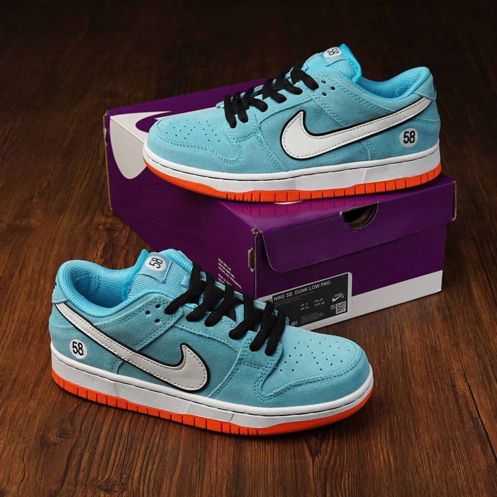 Nike sb dunk low club 58 gulf pk ป้ายแท็กแบบเต็มสําหรับเล่นกีฬา