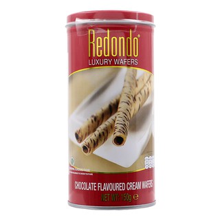 รีดอนโด้เวเฟอร์ไส้ครีมช็อกโกแลต 150กรัม Redondo Wafer Filled with Chocolate Cream 150g.