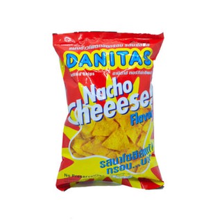 Danitas Nacho Chips 200g  ดานิต้าส์ ทอร์ทิล่าชิพส์ ข้าวโพดแผ่นทอดกรอบ รสนาโชชีส 200กรัม