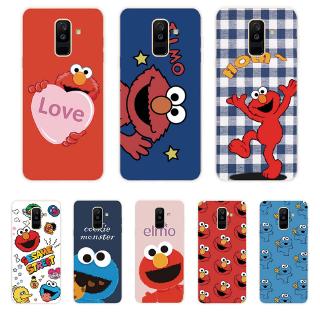 Samsung Galaxy A6 A6+ Plus A7 A8 A8+ Plus A9 2018 Soft TPU Silicone Phone Case Cover Sesame Street