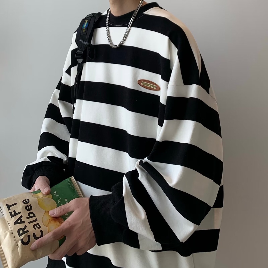 เสื้อกันหนาว คอกลม พิมพ์ลายตัวอักษร ทรงหลวม ขนาดใหญ่ แฟชั่นสไตล์ญี่ปุ่น สําหรับผู้ชาย และผู้หญิง ไซซ์ M - 8XL