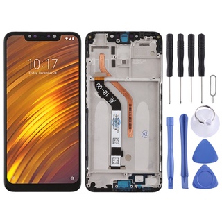 มาใหม่ อะไหล่หน้าจอ LCD ดิจิไทเซอร์ พร้อมกรอบ สําหรับ Xiaomi Pocophone F1