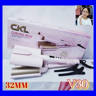 cholly.shop V30 เครื่องหนีบลอนมาม่า อลูมีเนียมเพสท หนีบผม ระดับ100- 200องศา หนีบผมไฟฟ้า จอ LED ที่หนีบผมลอนมาม่า ถูกสุด