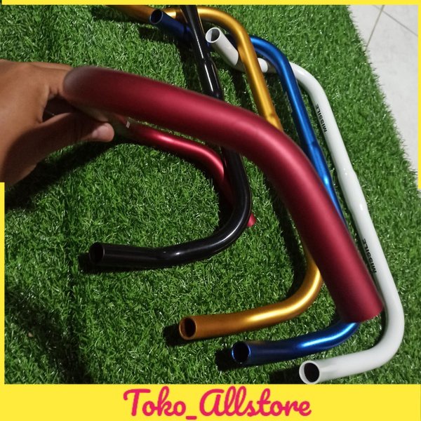 แฮนด์ Bullhorn 25.4 จักรยาน fixie แฮนด์พับ minivelo minion โลหะผสม MISSILE