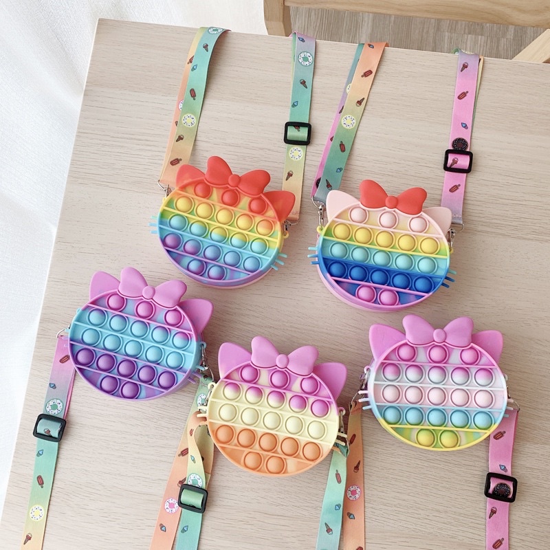 ป๊อปอิท | ป๊อปอิท | กระเป๋าสะพายข้าง POP IT | กระเป๋า POP IT UNICORN | กระเป๋าเด็ก POP IT | กระเป๋าเ