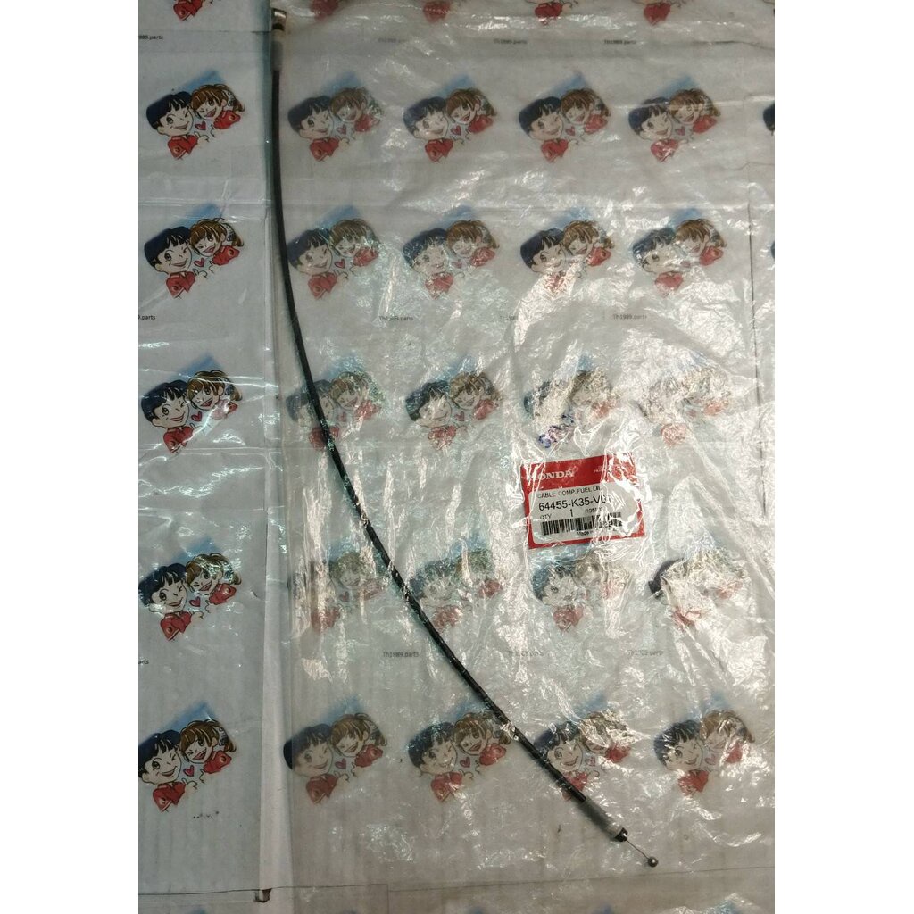 สายเปิดฝาปิดช่องเติมน้ำมันเชื้อเพลิง PCX150 2014-2016 อะไหล่แท้ HONDA 64455-K35-V01
