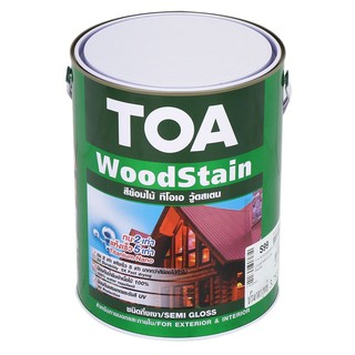 สีย้อมไม้ TOA WOOD STAIN สีใส กึ่งเงา 1 แกลลอน