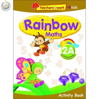 Global Education หนังสือแบบฝึกหัดคณิตศาสตร์ระดับอนุบาล  2 Rainbow Maths Activity Book K2A