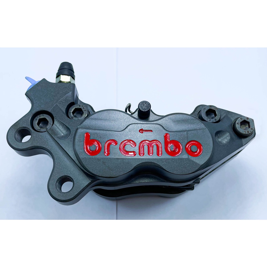 Brembo ปั๊มล่าง หูชิดซิ่ง 4 POT CNC 40mm. Left ( ซ้าย ) ของแท้