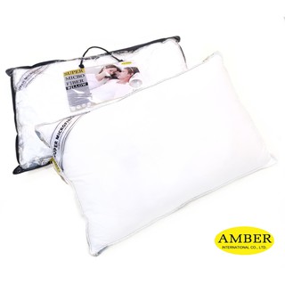 Amber Super Microfiber pillow หมอน ไมโครไฟเบอร์ให้สัมผัสนุ่มสบาย (Soft)