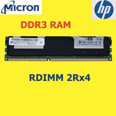 RAM Server DDR3 4GB 2Rx4 16GB PC3L-12800R Micron BUS 1600 PC3-10600R HP PC3-8500R ECC RDIMM Register