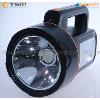 ไฟฉายขนาดใหญ่ LED 10W ชาร์จไฟบ้านได้ ไฟหน้า+ไฟข้าง ไฟฉาย ไฟฉายเดินป่า รุ่น KM-2672 ไฟฉายแรงสูง