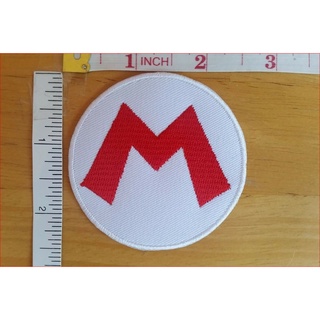 Mario Logo Game logo เกมโลโก้ เกมตัวรีดติดเสื้อ เย็บติดเสื้อ ตกแต่งเครื่องแต่งกาย