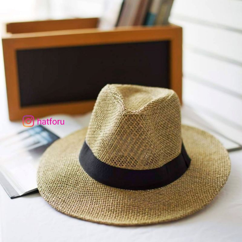 🌿HatForU🌿 หมวกปานามา สานละเอียด งานพรีเมียม พร้อมส่งจากไทย