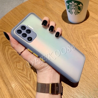 เคสโทรศัพท์ OPPO Reno5 F Reno 5 Pro A93 A15S A15 เคสป้องกันเลนส์กล้อง หรูหรา ใส เคลือบด้าน PC เคสด้านหลัง OPPO Reno5F Reno5 Pro เคส