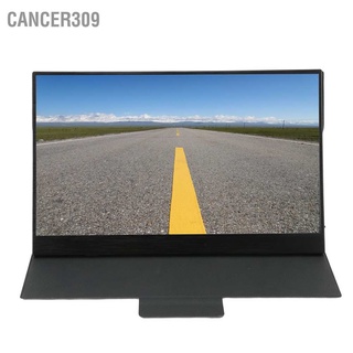 Cancer309 Portable Monitor 15 Inch 1080P IPS Type C Small Light Computer Display for Smart Phone Tablet Laptop 100‑240V