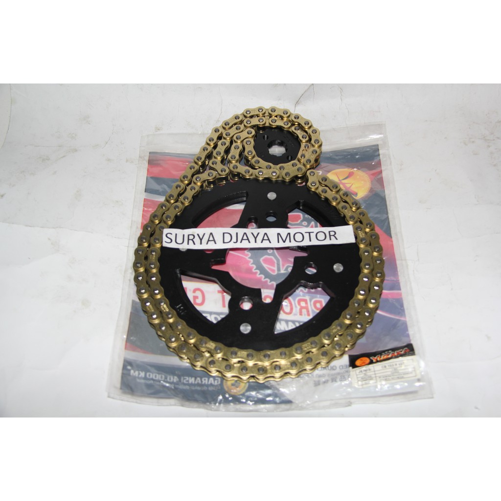 ชุดเกียร์ ชุดเกียร์ Drive Chainkit CB150R CB 150R โซ่ทอง Yuzaka