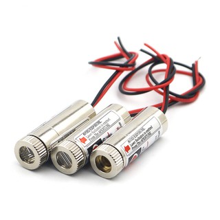  หัวโมดูลเลเซอร์ 3-5V 650nm 5mW สีแดง โฟกัสได้ สําหรับอุตสาหกรรม